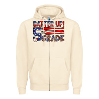 Sandshell batter up 5th grade Zipper Hoodie - JahusDesignShop