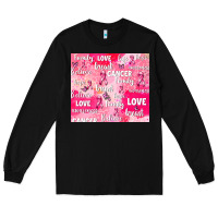 Black breast cancer awareness pink Long Sleeve Tee - AdoDesignShop