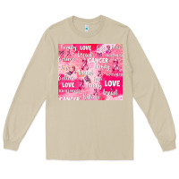 Mushroom breast cancer awareness pink Long Sleeve Tee - AdoDesignShop