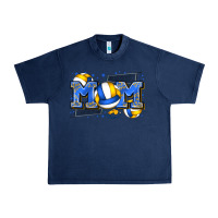 Navy mom volleyball Urban Heavy Tee - Zillion Design Studio