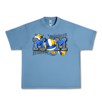 Pebble Blue mom volleyball Urban Heavy Tee - Zillion Design Studio