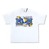 White mom volleyball Urban Heavy Tee - Zillion Design Studio