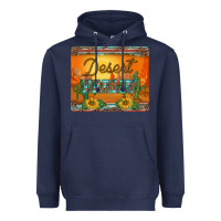 Navy western desert darlin sunset serape leopard sunflowers mousepad Heavyweight Hoodie - BarkalooDesign