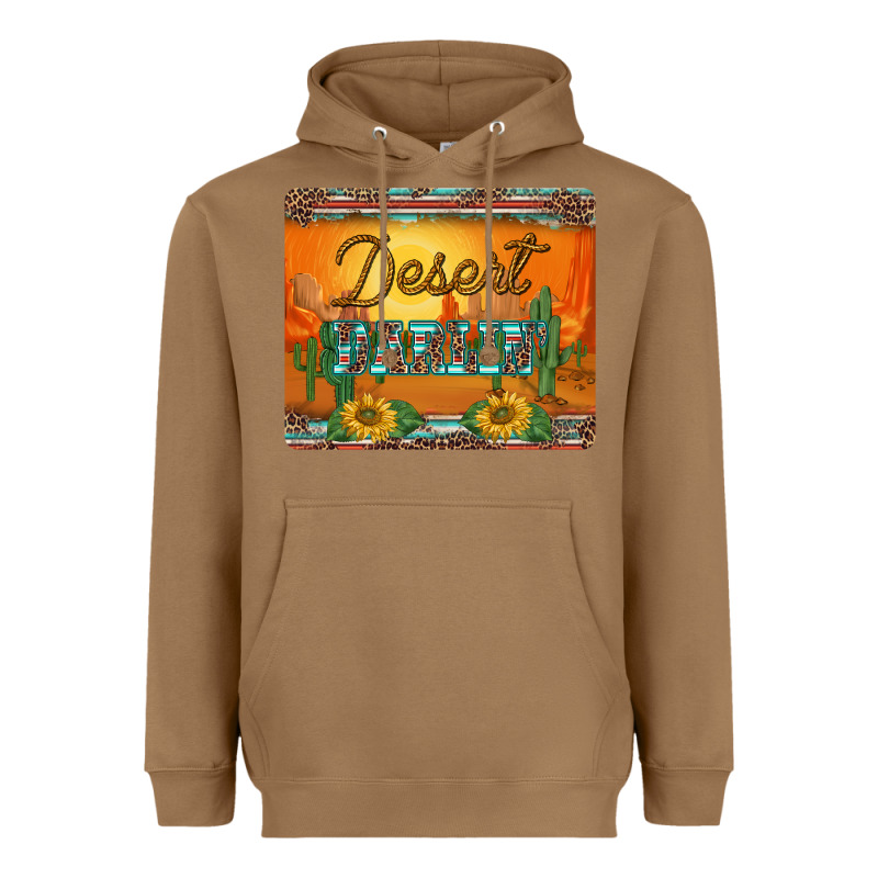 Western Desert Darlin Sunset Serape Leopard Sunflowers Mousepad Heavyweight Hoodie by BarkalooDesign | Teevron