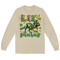 Mushroom Lucky saurus st.patricks day Long Sleeve Tee - Neo Western