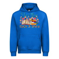 Cobalt i love them thick and spicy Urban Hoodie - Artiststas