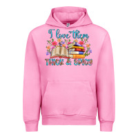 Fuchsia Pink i love them thick and spicy Urban Hoodie - Artiststas