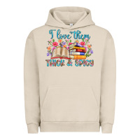 Pigment French Oak i love them thick and spicy Urban Hoodie - Artiststas