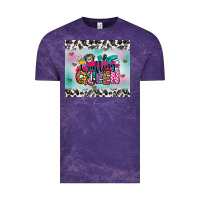 Cloud Purple crafting queen Vintage Tee - Zillion Design Studio