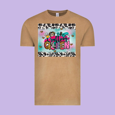 Crafting Queen Vintage Tee Designed By Zillion Design Studio