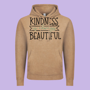 Kindness Vintage Hoodie Designed By Unal Design
