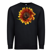 Black ring o fine sunflower Premium Sweatshirt - LillyAllenDesigns