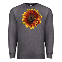 Charcoal Heather ring o fine sunflower Premium Sweatshirt - LillyAllenDesigns
