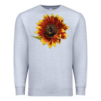 Heather Grey ring o fine sunflower Premium Sweatshirt - LillyAllenDesigns