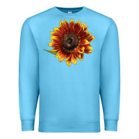 Ocean Blue ring o fine sunflower Premium Sweatshirt - LillyAllenDesigns