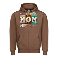 Chestnut daisy mom Zipper Hoodie - AdoDesignShop