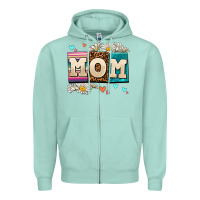 Daisy Mom Zipper Hoodie | Teevron