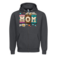 Smoke daisy mom Zipper Hoodie - AdoDesignShop