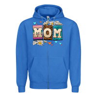 True Royal daisy mom Zipper Hoodie - AdoDesignShop