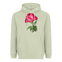 Matcha Love At First Sight Rose Heavyweight Hoodie - LillyAllenDesigns