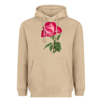 Mushroom Love At First Sight Rose Heavyweight Hoodie - LillyAllenDesigns