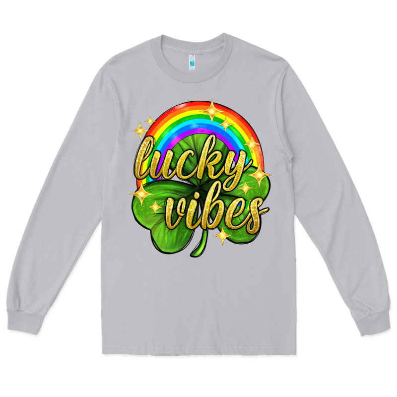 Lucky Vibes St. Patricks Day Long Sleeve Tee by Neo Western | Teevron