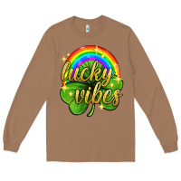 Toasted Coconut Lucky vibes st. patricks day Long Sleeve Tee - Neo Western
