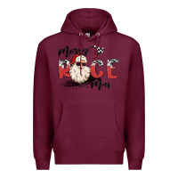 Burgundy merry race mas Premium Hoodie - MaliasSmallBusiness