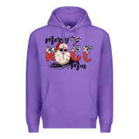 Purple merry race mas Premium Hoodie - MaliasSmallBusiness