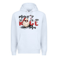 White merry race mas Premium Hoodie - MaliasSmallBusiness