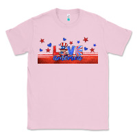 Bubblegum Pink love america gnome libbey cup Classic Tee - HRA Design Shop