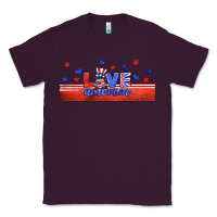 Plum love america gnome libbey cup Classic Tee - HRA Design Shop