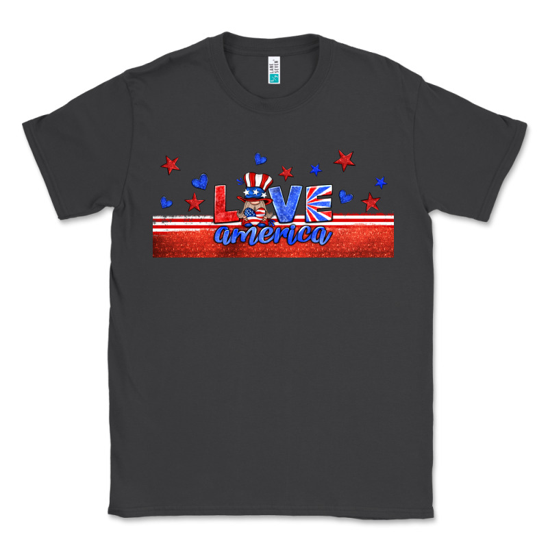 Love America Gnome Libbey Cup Classic Tee by HRA Design Shop | Teevron