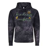 Cloud Black kindness Vintage Hoodie - Unal Design