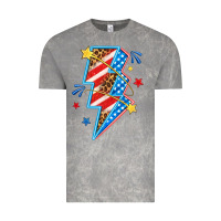 Cloud Rock America lightning bolt Vintage Tee - texasbilliewilder
