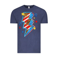 Vintage Denim America lightning bolt Vintage Tee - texasbilliewilder