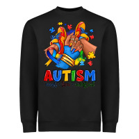 Black Autism accept love understand afro girl sneakers Heavyweight Sweatshirt - RanaPortraitStore