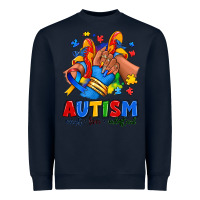 Navy Autism accept love understand afro girl sneakers Heavyweight Sweatshirt - RanaPortraitStore
