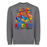 Storm Autism accept love understand afro girl sneakers Heavyweight Sweatshirt - RanaPortraitStore
