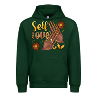 Forest Green black woman self love nails Urban Hoodie - Artiststas