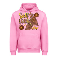 Fuchsia Pink black woman self love nails Urban Hoodie - Artiststas