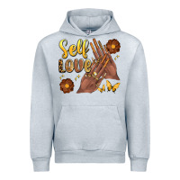 Heather Grey black woman self love nails Urban Hoodie - Artiststas