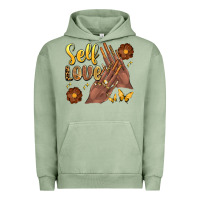 Pigment Oil Green black woman self love nails Urban Hoodie - Artiststas