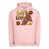 Pigment Salmon black woman self love nails Urban Hoodie - Artiststas