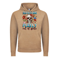 Vintage Coffee surviving purely out of spite Vintage Hoodie - JahusDesignShop