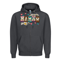 Smoke daisy mamaw Zipper Hoodie - AdoDesignShop