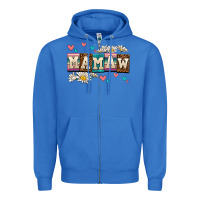 True Royal daisy mamaw Zipper Hoodie - AdoDesignShop