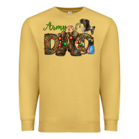 Antique Gold Christmas Army Dad Premium Sweatshirt - NancyCooperArtShop