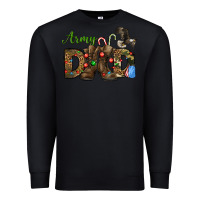 Black Christmas Army Dad Premium Sweatshirt - NancyCooperArtShop