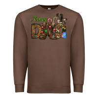 Chestnut Christmas Army Dad Premium Sweatshirt - NancyCooperArtShop